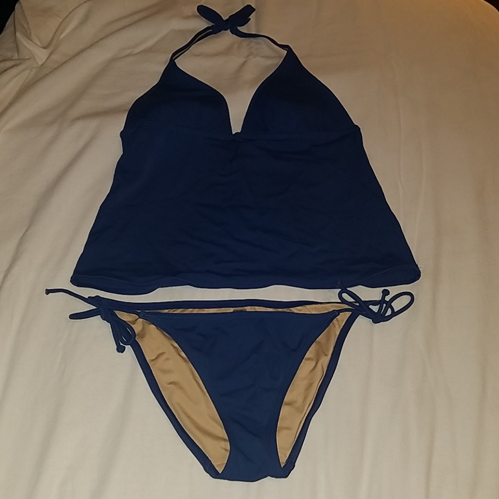 Victoria Secret Navy 2 PC L/M